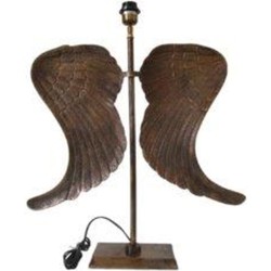 Tafel Lamp Feather - Antique Brass Shiny