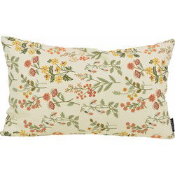 Mae Bloom Crème - Outdoor | 30 x 50 cm | Kussenhoes | Katoen