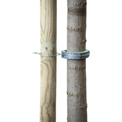 Softboomband groen 30x2,5cm set a 2 stuks - Nature