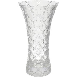 Gerimport Bloemenvaas - helder glas - D16 x 30 cm - Vazen