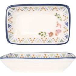 Bonna Serveerschaal - Spring - Porselein - 15x9 cm - set van 2