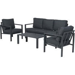 Springs loungeset - 4-dlg - carbon black - reflex black