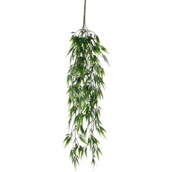 Mica Decorations Kunsttak - bamboe - plant - hangend - 76 x 20 cm - Kunstplanten