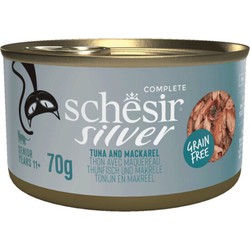 Schesir silver kat tonijn&makreel bouillon 70gr