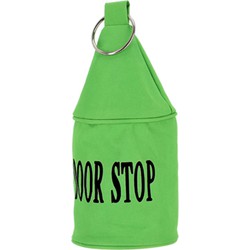 Esschert deurstopper Neon - 2,5 kg - canvas - groen - 13 x 13 x 28.5 cm - Deurstoppers