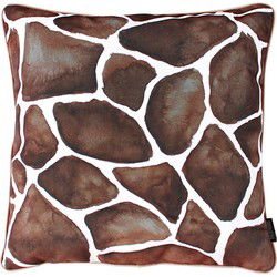 Sierkussen Velvet Giraffe Print | 45 x 45 cm | Velvet/Polyester