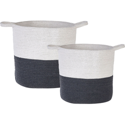 PAZHA - Mand set van 2 - Wit - Katoen