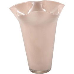 PTMD Vaas Macarena - 18x18x24 cm - Glas - Bruin