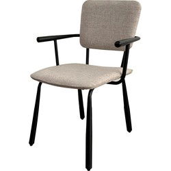 Brix Eetkamerstoel Finn Black/Beige
