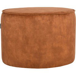 LABEL51 Poef Tibo - Oker - Velours - One Size