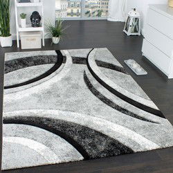 Laagpolig Vloerkleed Briloda - Grijs - 200x290 cm