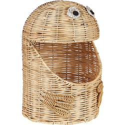Beliani HORMUZ - Mand-Lichte houtkleur-Rotan