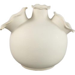 PTMD Vaas Umme - 33x26x28 cm - Keramiek - Creme