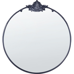 Beliani SOMMANT - Decoratieve Spiegel-Zwart-IJzer
