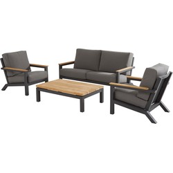 4 Seasons Outdoor Capitol loungeset 4-delig - grijs