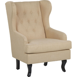 Beliani ALTA - Fauteuil-Beige-Polyester