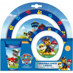Kinder ontbijt set Paw Patrol 3-delig van kunststof - Serviessets