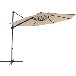 Beliani SAVONA II - Cantilever parasol-Beige-Polyester