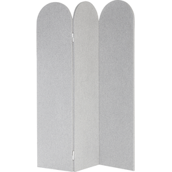 SLIMMY - Kamerscherm - Lichtgrijs - 160 x 120 cm - Polyester