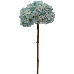 Kunstbloem hortensia 66 cm, blauw
