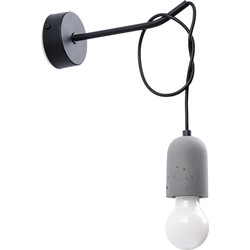 Minimalistische wandlamp Vestergaard Zwart