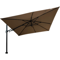 Barletta vrijhangende zweefparasol taupe 3x3 m