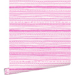 ESTAhome behang kanten linten fuchsia roze - 0,53 x 10,05 m - 138840