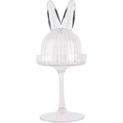 Clayre & Eef Stolp Konijn Transparant Glas