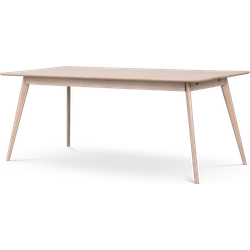 Yumi verlengbare houten eettafel whitewash - 190 x 90 cm
