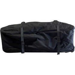 Opbergtrolley voor grote tenten 390 liter kleur zwart