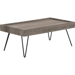 Beliani WELTON - Salontafel-Donkere houtkleur-MDF