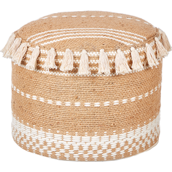 Beliani SARSAR - Poef-Beige-Jute