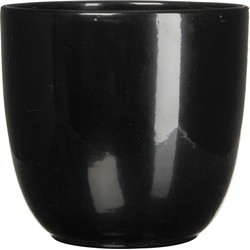 Bloempot Pot rond es21 tusca 23 x 25 cm zwart Mica
