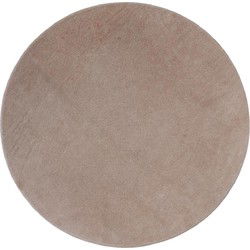 PTMD Wandpaneel Nabdia - 40x3x40 cm - Suede - Taupe