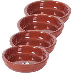 Gerimport Tapas schaaltje - 12x - Bilbao - mini - 16 cm - aardewerk - Snack en tapasschalen