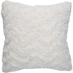 Tapijtenloods Smooth Kussen Vacht Hoogpolig Soft Touch Creme- 45x45 CM