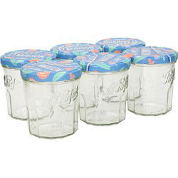 Le Parfait Bewaarpot/voorraadpot - 6x - met schroefdeksel - 324 ml - Voorraadpot
