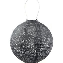 LUMIZ Solar tuinverlichting Paisley Rond - 30 cm - Donker Grijs