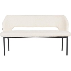 MUST Living Bench Bloom 150,86x150x57 cm, bouclé natural