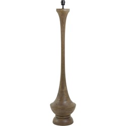 Light & Living - vloerlamp - Nicolo - bruin - hout - losse armatuur - E27 - 7038564