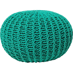 CONRAD - Poef - Smaragdgroen - 50 cm - Katoen