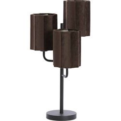 Tafellamp Edisa - Bruin - Ø34cm