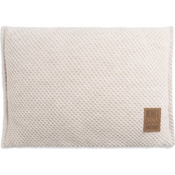 Knit Factory Lynn Sierkussen - Beige - 60x40 cm - Inclusief kussenvulling