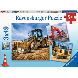 Ravensburger Ravensburger puzzel Machines - 3x 49 stukjes
