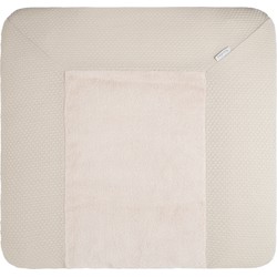 Baby's Only Gebreide baby aankleedkussenhoes - Waskussenhoes Sky - Warm Linen - 75x85 cm