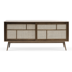 Boas houten sideboard gerookt eiken - 180 x 45 cm