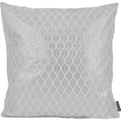 Sierkussen Maya White / Silver | 45 x 45 cm | Polyester