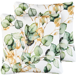 Beliani GLADE - Buitenkussen-Multicolor-Polyester