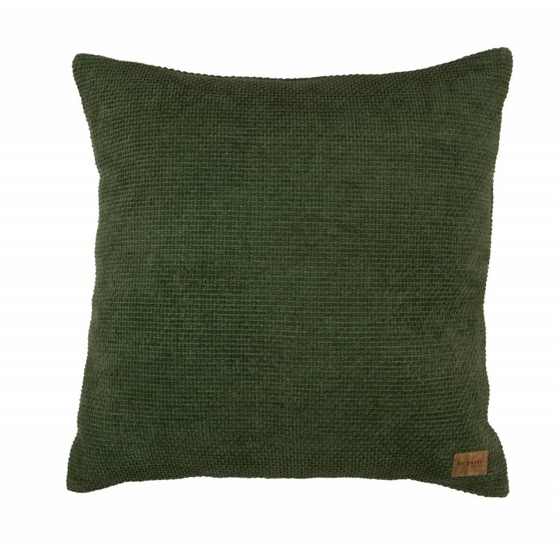 Be Pure Home Be Pure Home Craddle Kussen Chenille Groen 45x45cm - 