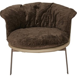 Fauteuil Bob - Kussen van Chenille Stof